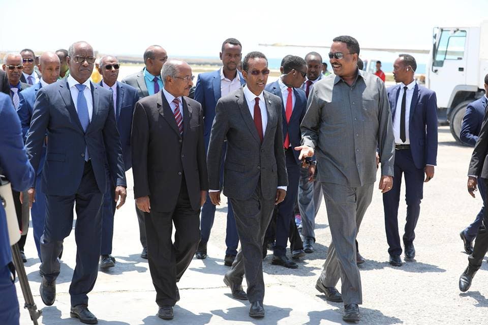 Wasiirada arimaha dibada Eriterea iyo Ethiopia oo yimid Muqdisho + Sawirro