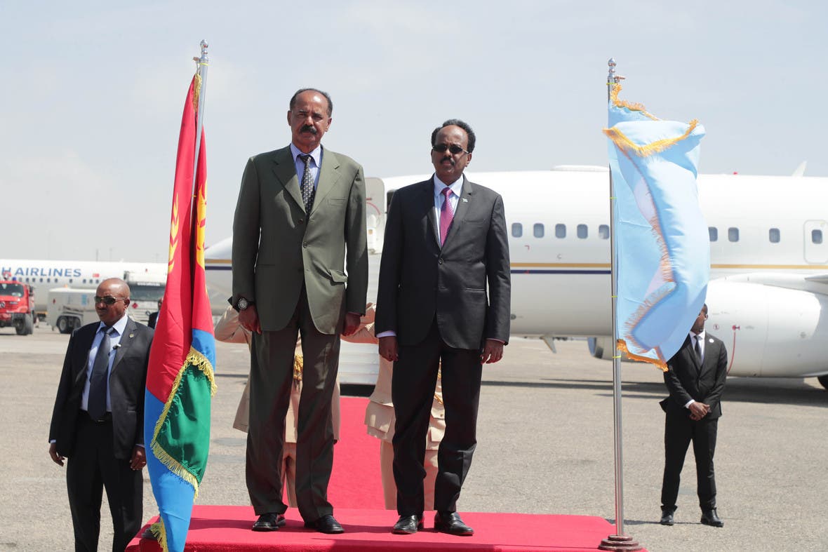 Eritrean leader pays first visit to Somalia, seeking closer ties
