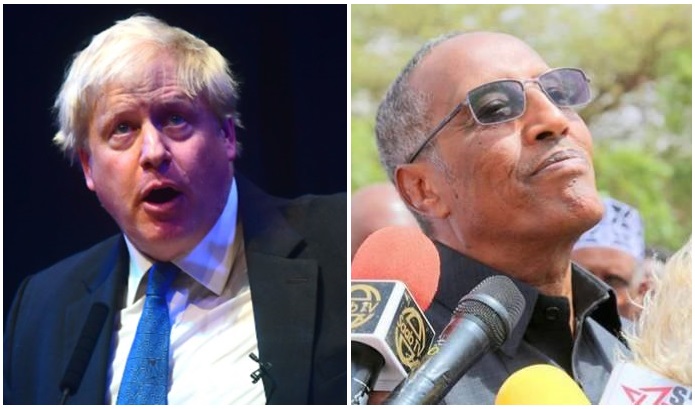 Maxay iska shabahaan Boris Johnson iyo Muuse Biixi?