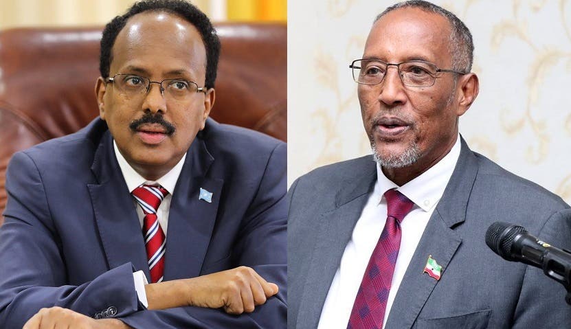 Image result for muuse biixi iyo farmaajo