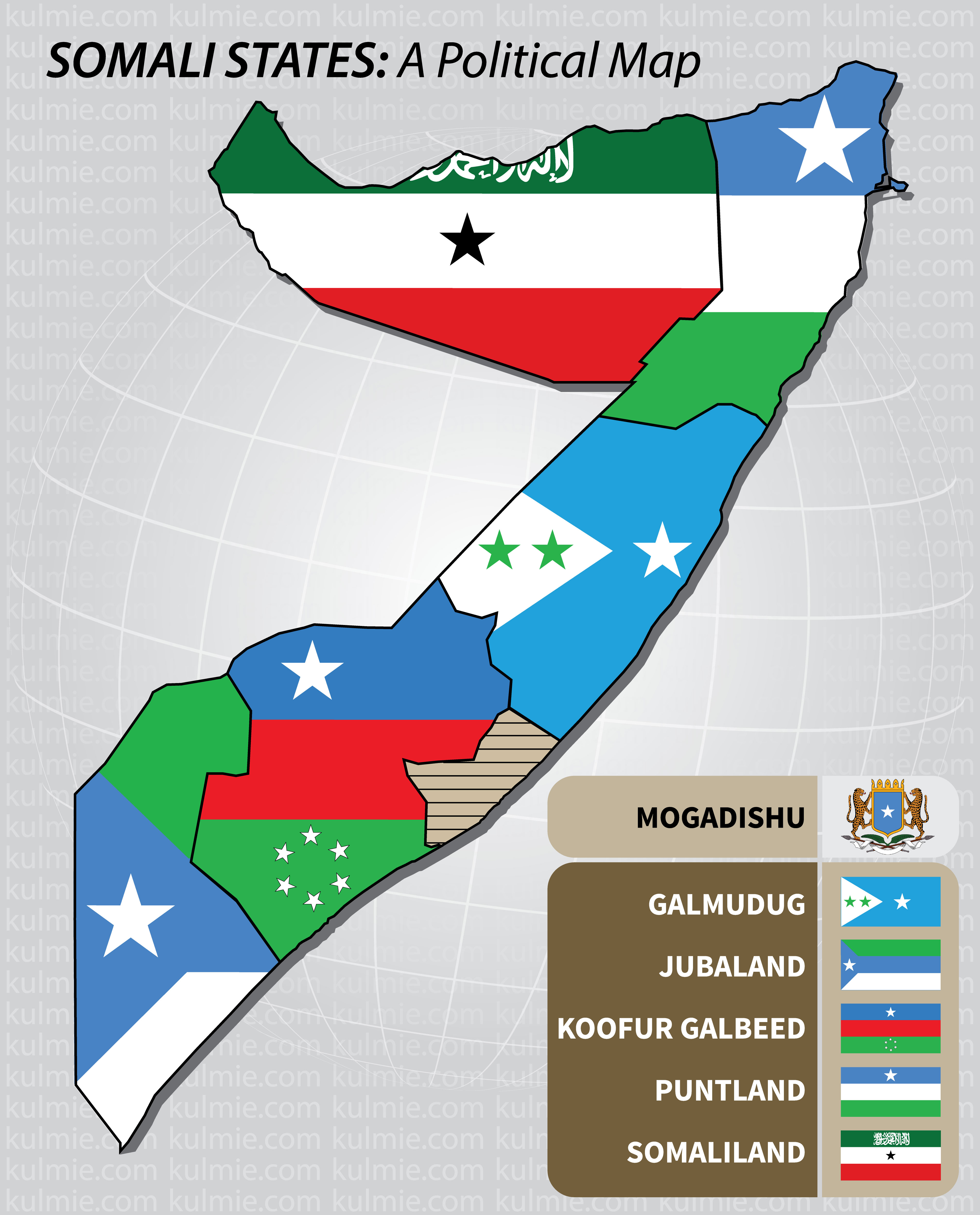 “Somalia waxay u qeybsantay maamul goboleedyo aan Muqdisho ka amar qaadan”