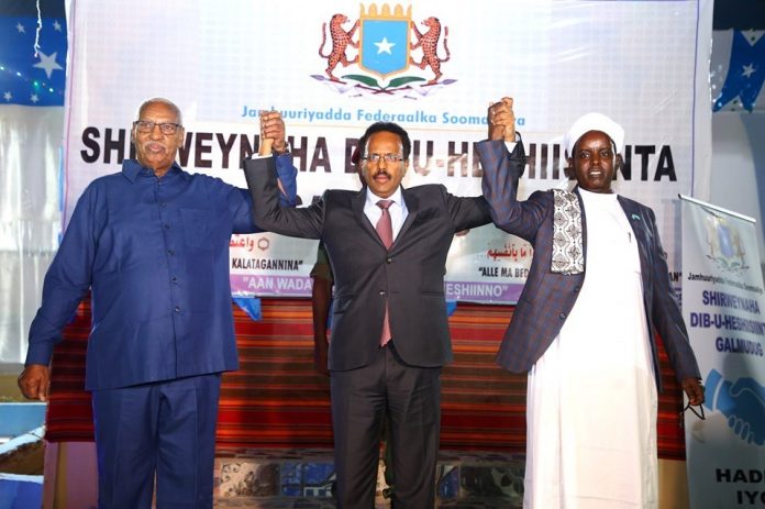 Ahlu-Sunna iyo madaxweyne Farmaajo oo isku haya 3 qodob oo xasaasi ah Ahlu-Sunna iyo madaxweyne Farmaajo oo isku haya 3 qodob oo xasaasi ah