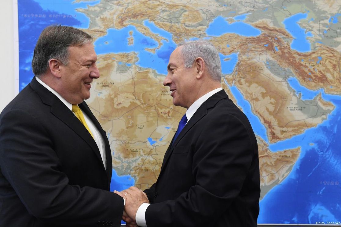 Pompeo oo Netanyahu siiyey go’aanka Mareykanka ee ku aadan ku darsashada Israel ee dhulka Daanta Galbeed