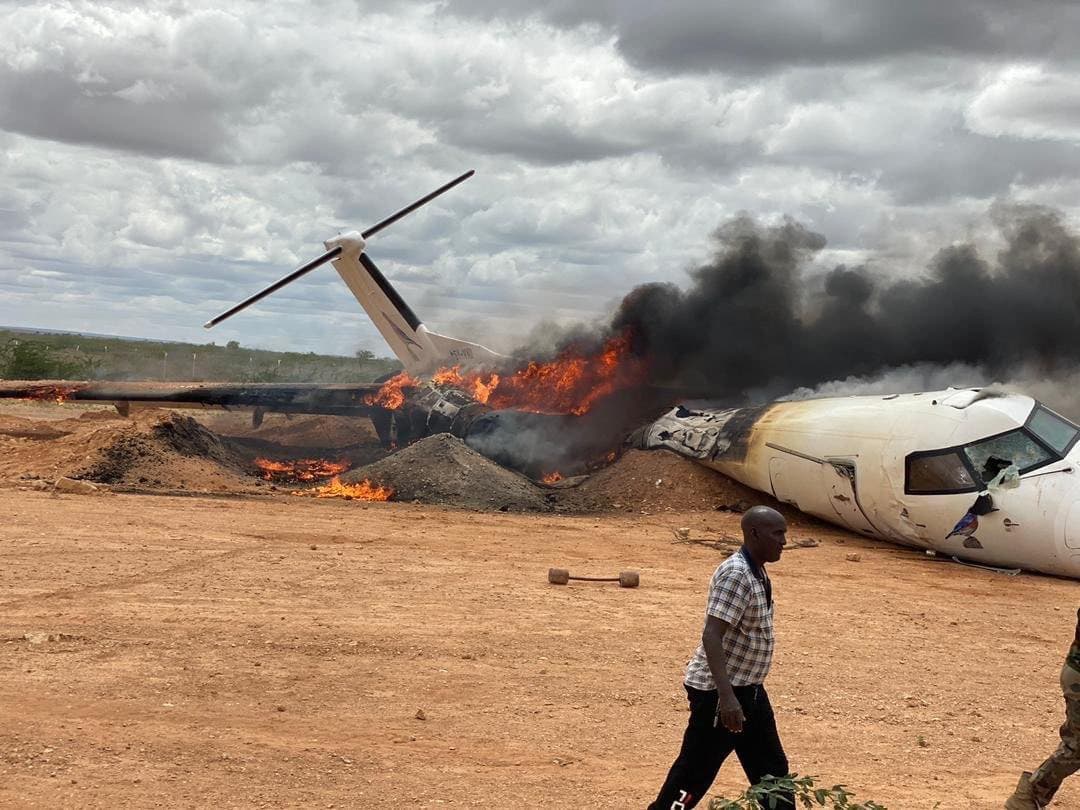 Wararkii ugu dambeeyey diyaaraddii maanta ku bur-burtay garoonka Beledweyne