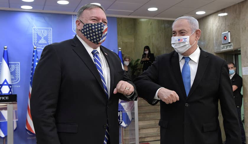 Pompeo iyo Netanyahu oo waxba kama jiraan kasoo qaaday rajo ay Imaaraadka ka lahaayeen Mareykanka