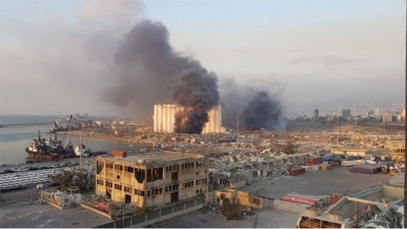 DF Somalia oo ka hadashay qaraxyadii ka dhacay Beirut