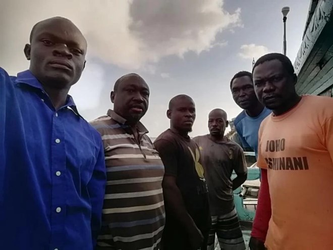 KDF rescues five seamen abandoned by ship owner in Kismayu