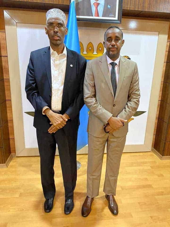 Sawirro: Muxuu ahaa u jeedka kulankii R/W Rooble iyo Guddoomiye Barre?