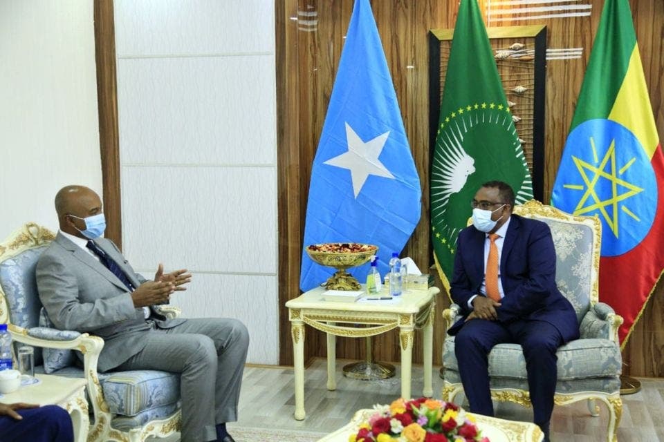 Maxaa looga hadlay kulankii wasiirada arrimaha dibedda Somalia iyo Ethiopia? + Sawirro