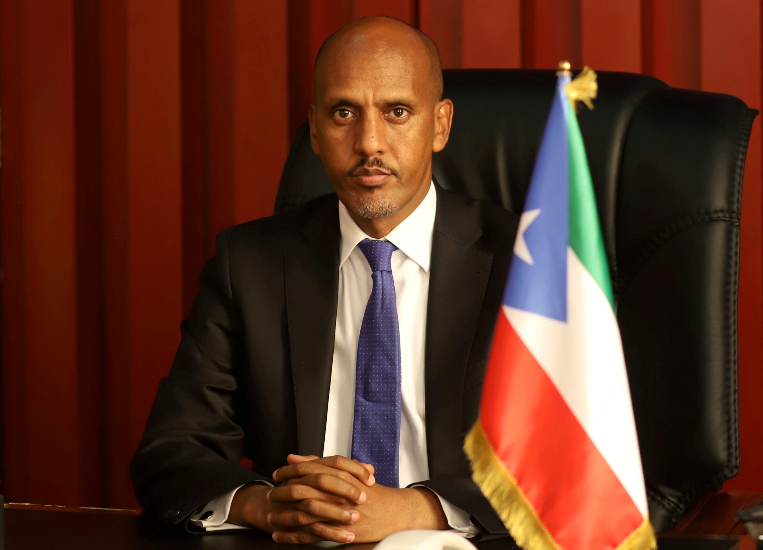 President of the Somali Region Omer attends Reuters interview in Jijiga