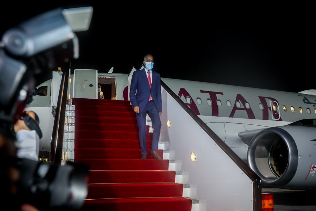 Sawirro: Rooble oo si weyn loogu soo dhoweeyay Doha + Ujeedka Qatar ugu yeertay